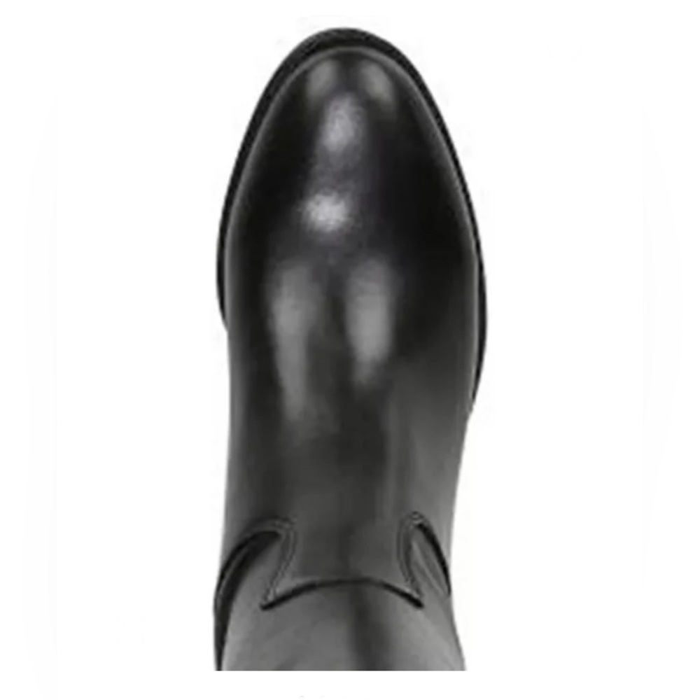 Sam Edelman $200 Penny Knee High Riding Black Leather Riding Boots Size 5 NWT - Picture 4 of 11